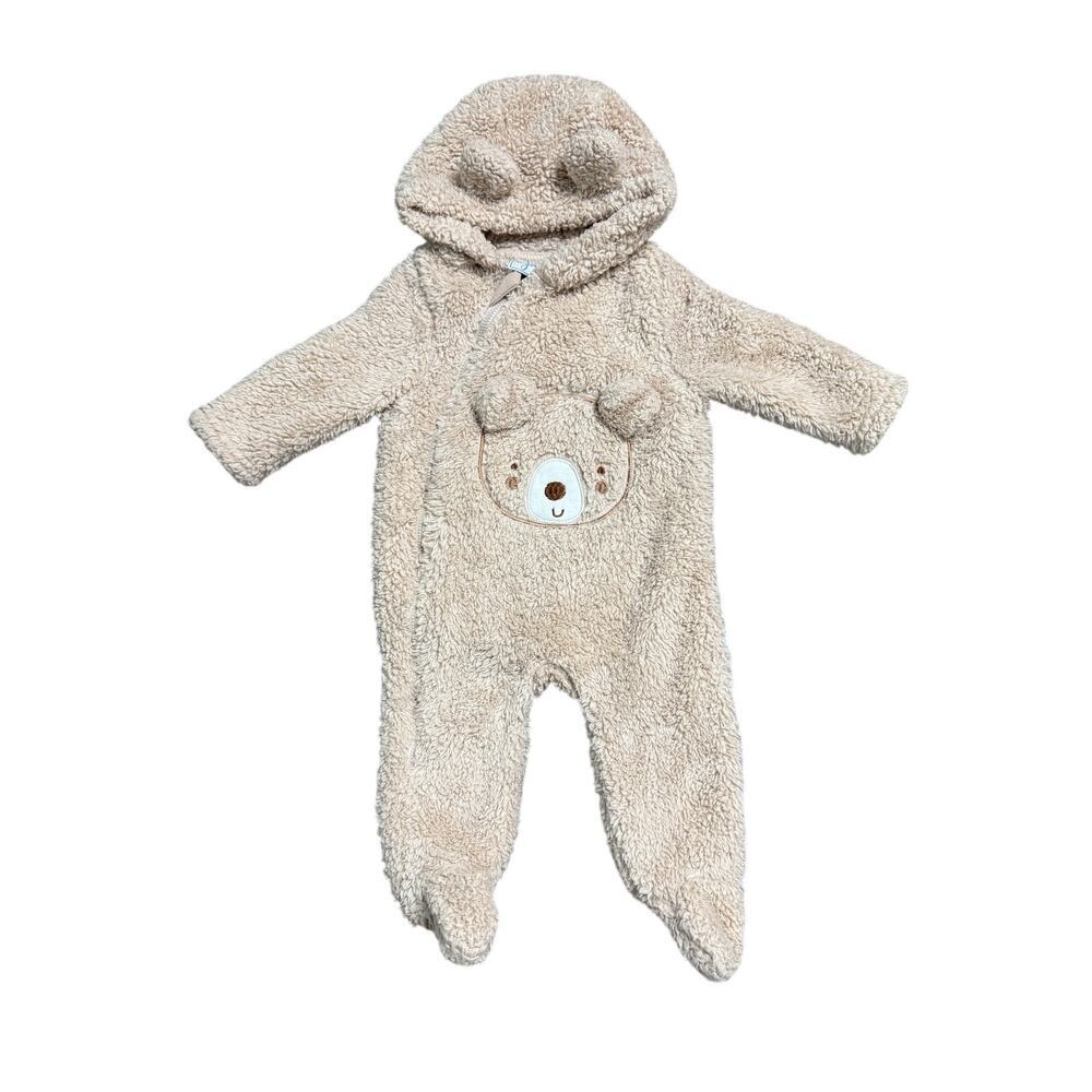 Little Joy Hooded Bear Jumper | 0-3M